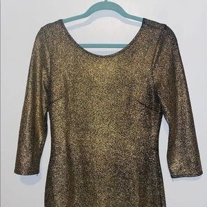 Gold Bodycon Dress